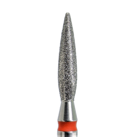 Diamond Nail Bit Red Flame Long 023 Kmiz