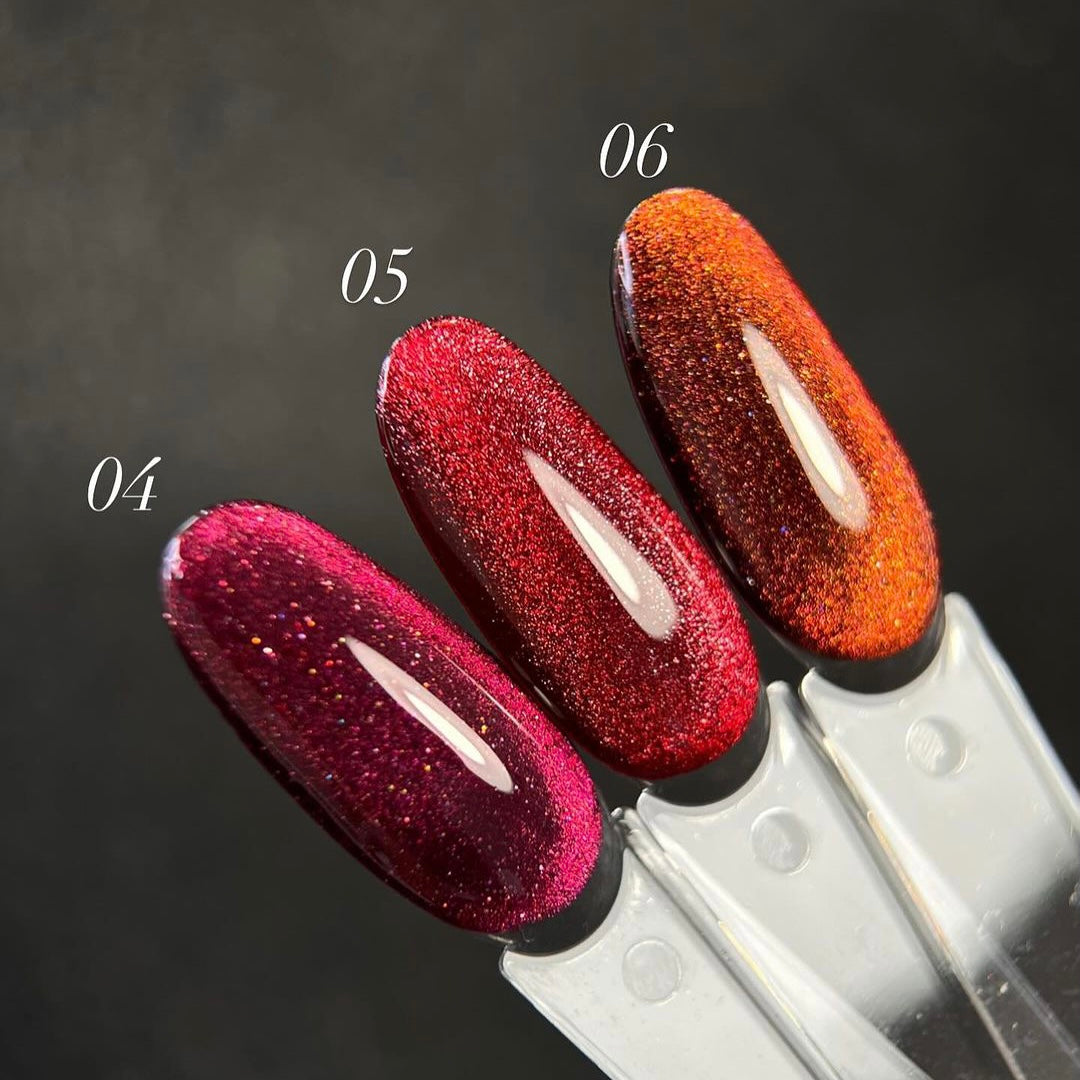 Dark Gel Polish Cat Eye 04, 10 ml