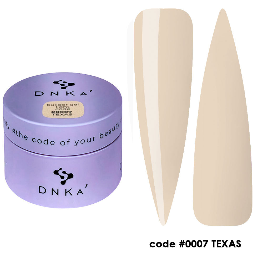 Dnka Builder Gel Light 0007 Texas, 30 ml