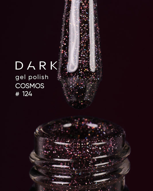 Dark Gel Polish (Cosmos) 124, 10 ml