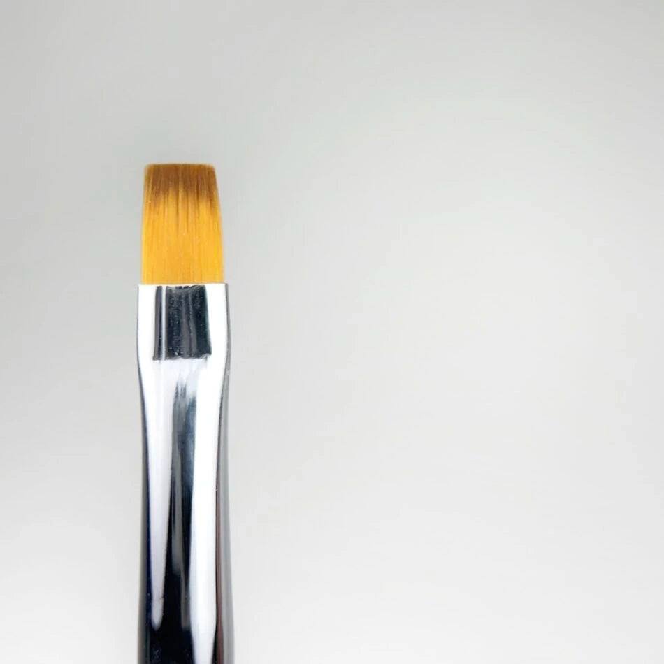 Nails Of The Day Brush Set Nail Art Brush (Liner 10 mm, Square, and Oval) + Cosmetic Pouch Gift