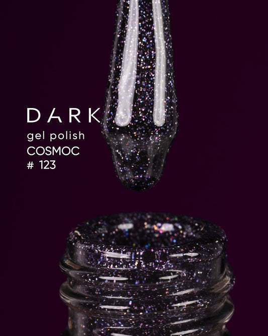 Dark Gel Polish (Cosmos) 123, 10 ml