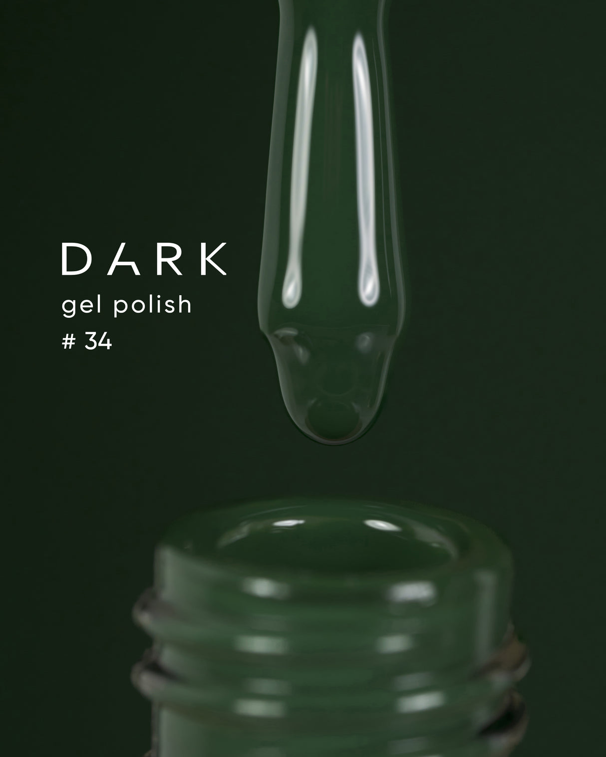 Dark Gel Polish (New Collection) 34, 10 ml