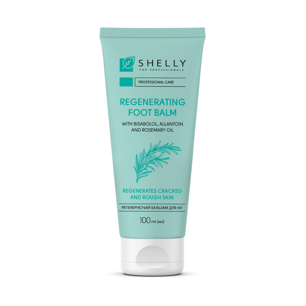 Shelly Regenerating Foot Balm With Bisabolol, Allantoin and Rosemary Oil, 100 ml