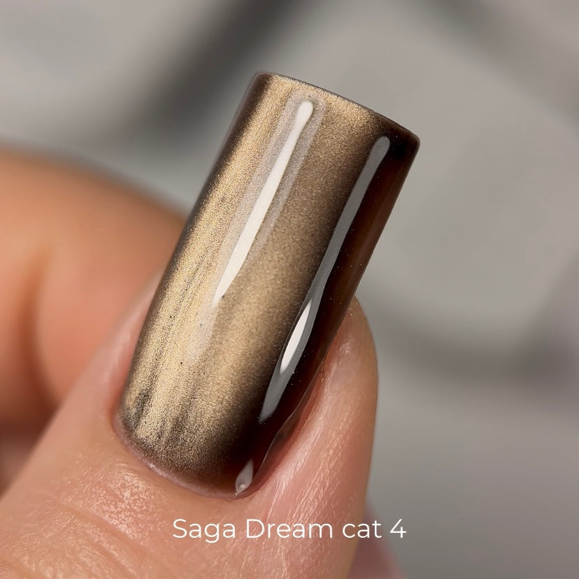 Saga Gel Polish Dream Cat Eye 04, 10 ml