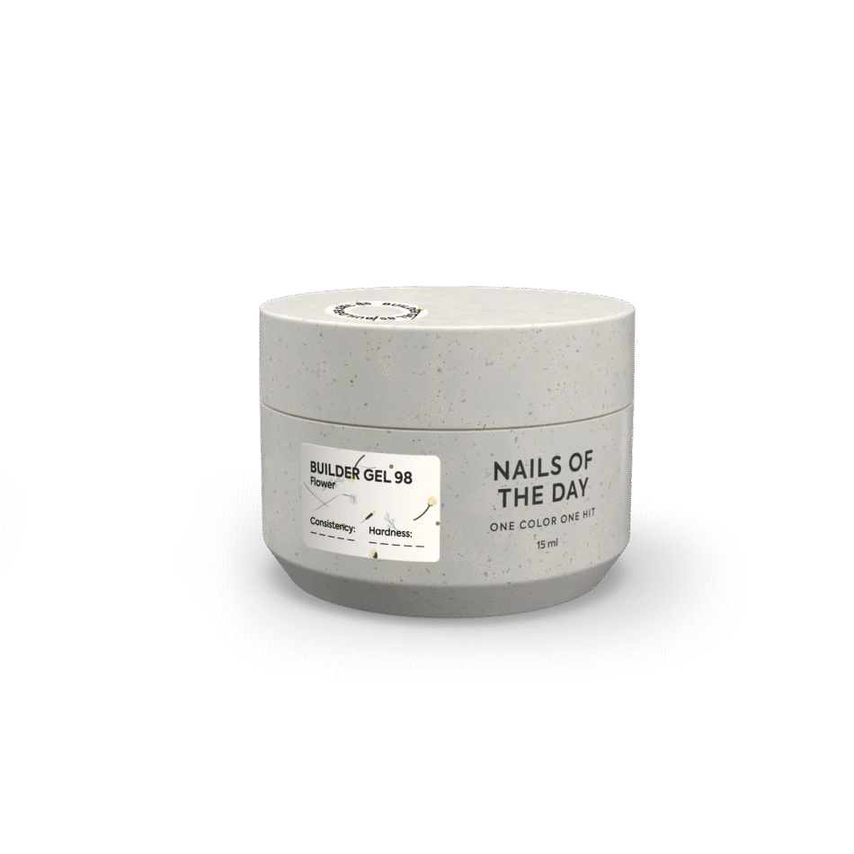 Nails Of The Day Gel Builder Gel 98 Flower, 15 ml