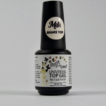 Nailapex Milk Shake Top finish top without sticky layer, 15 ml