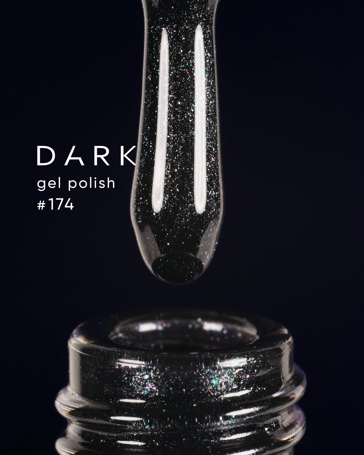 Dark Gel Polish 174, 10 ml