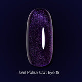 Dark Gel Polish Cat Eye 18, 6 ml