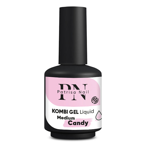 Patrisa Nail Kombi Gel Liquid Medium Candy, 16 ml