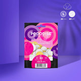 Staleks Disposable white files on soft foam layer for pedicure disc Pododisc L Expert, 25 mm (50 pcs)