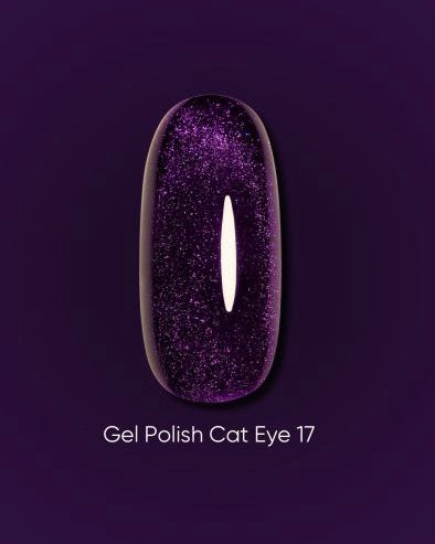 Dark Gel Polish Cat Eye 17, 6 ml