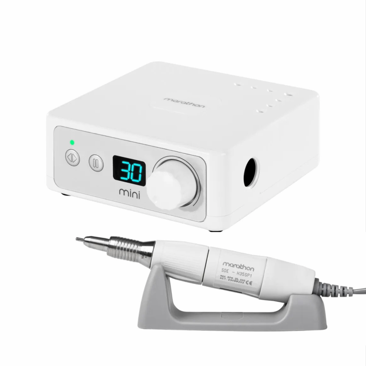 Saeyang Marathon K35 Mini + H35SP1 35k RPM + Pedal — Original E-File Nail Drill Machine