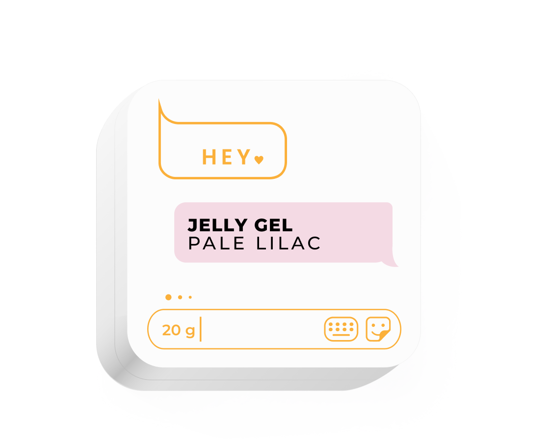Heylove Jelly Gel Pale Lilac, 20 g