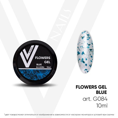 Flowers Gel Blue Vogue Nails, 10 ml