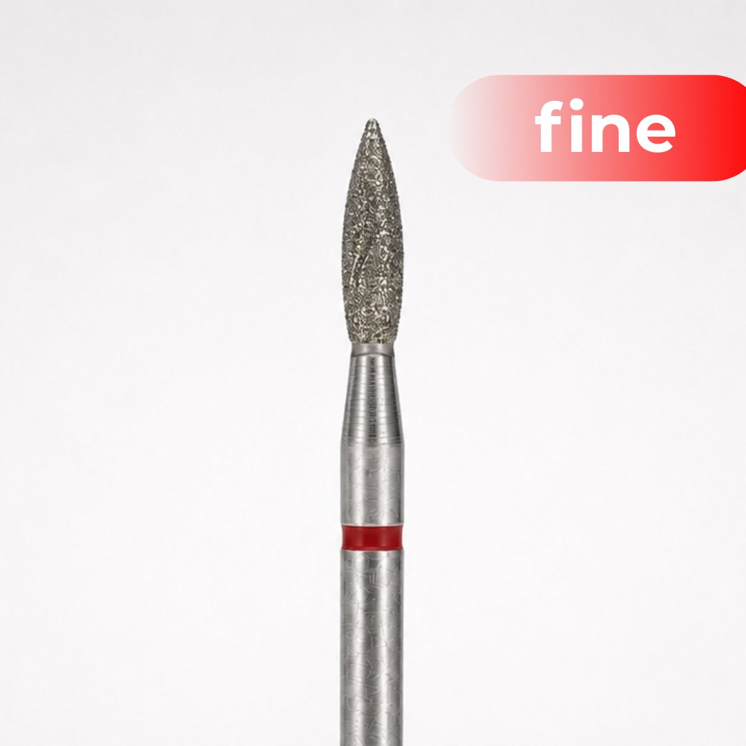 Paloma Diamond Nail Bit Classic Sharp Flame Red 023