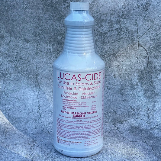 Lucas-cide For Use in Salons & Spas Sanitizer & Disinfectant, 32 ounces