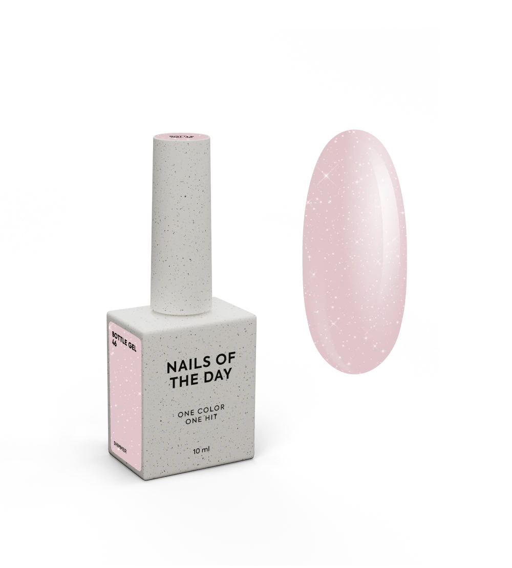Nails Of The Day Bottle Gel 46 Shimmer, 10 ml