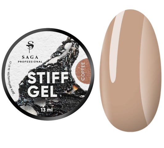 Saga Stiff Gel (gel jelly) Coffee, 13 ml