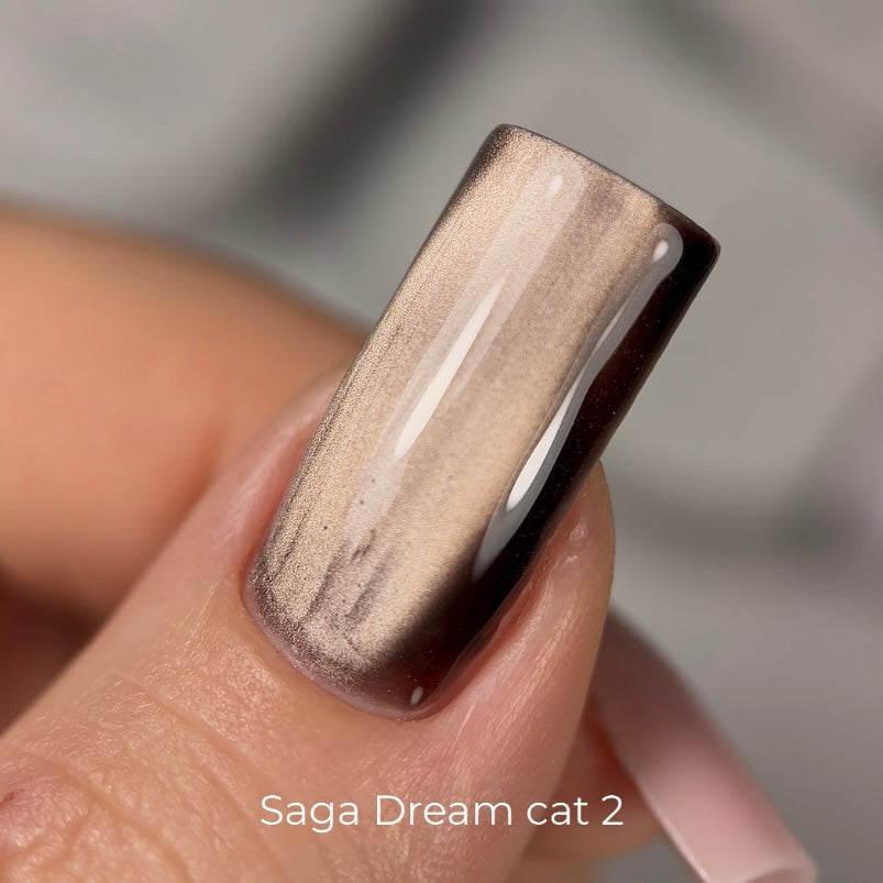 Saga Gel Polish Dream Cat Eye 02, 10 ml