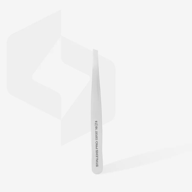 Staleks Eyebrow tweezers Expert 10 Type 3 (wide beveled)