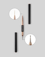 Dark Double-sided Brush (13 mm liner + 2 mm dots)