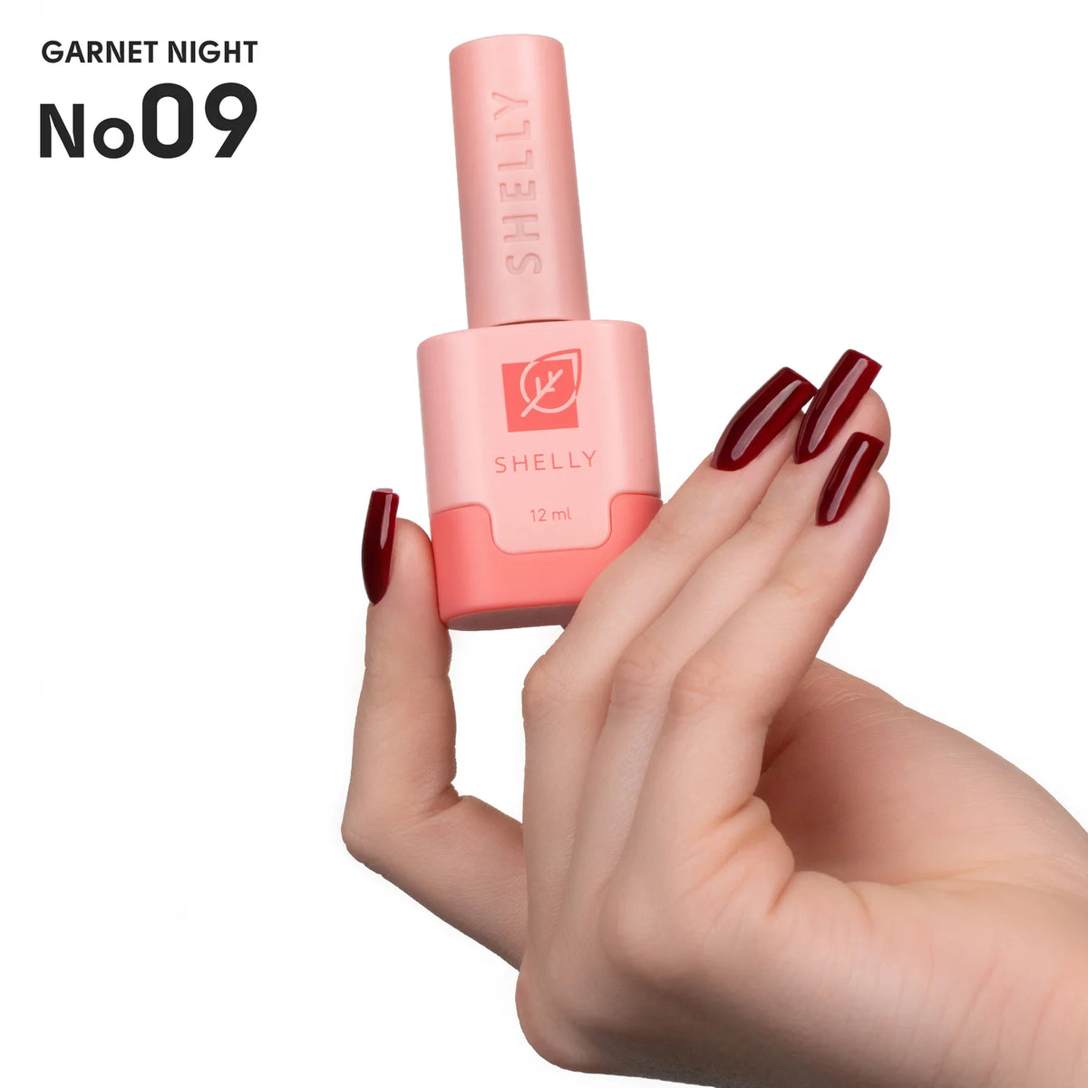 Shelly Gel Polish Garnet Night 09, 12 ml