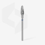 Staleks Expert Carbide nail drill bit corn Blue, head diameter 5 mm, working part 13 mm