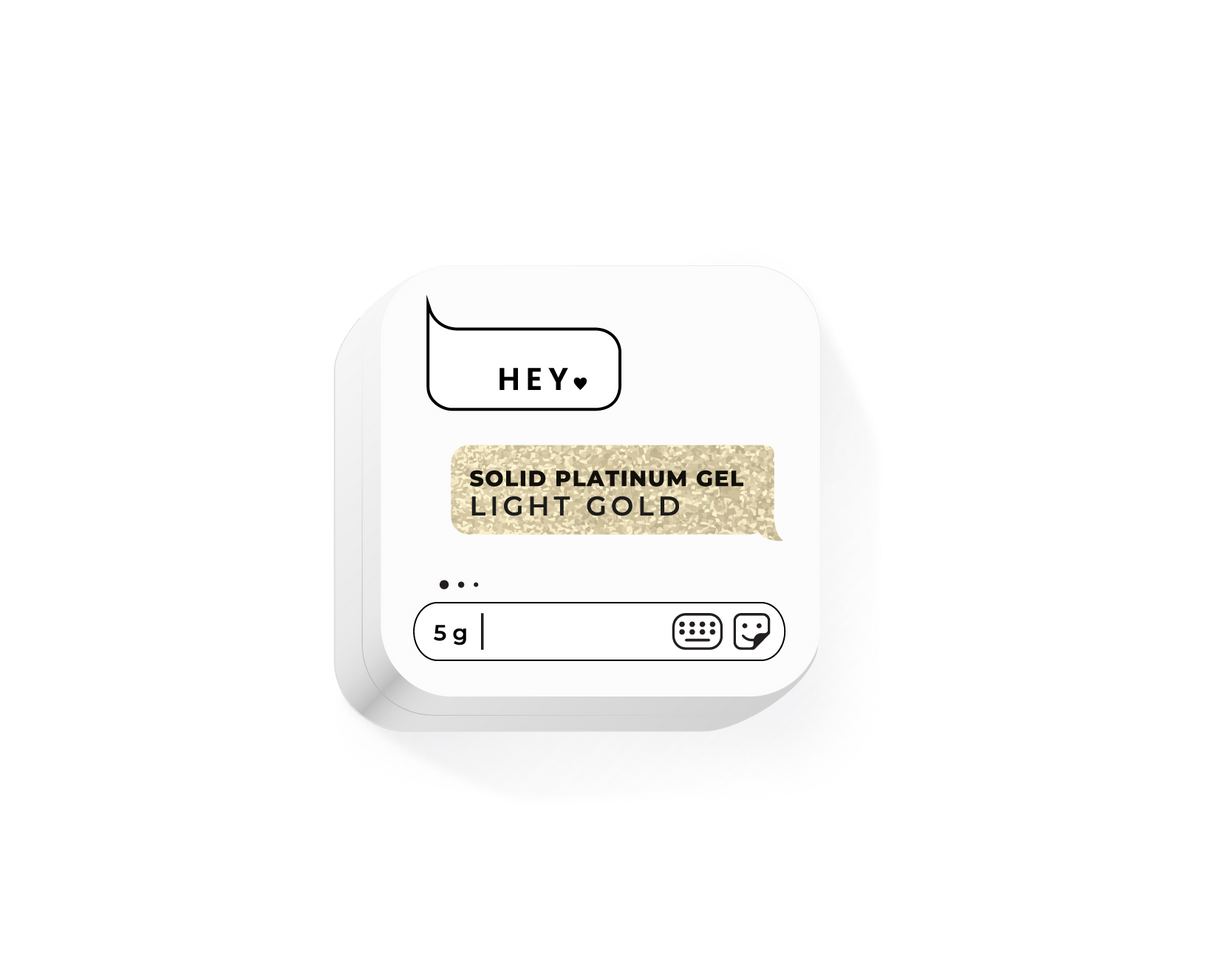 Heylove Solid Platinum Gel Light Gold, 5 g