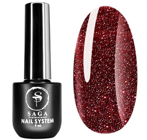 Saga Gel Polish Reflective Fiery Gel 40, 9 ml