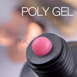 Saga Poly Gel Pink, 30 ml