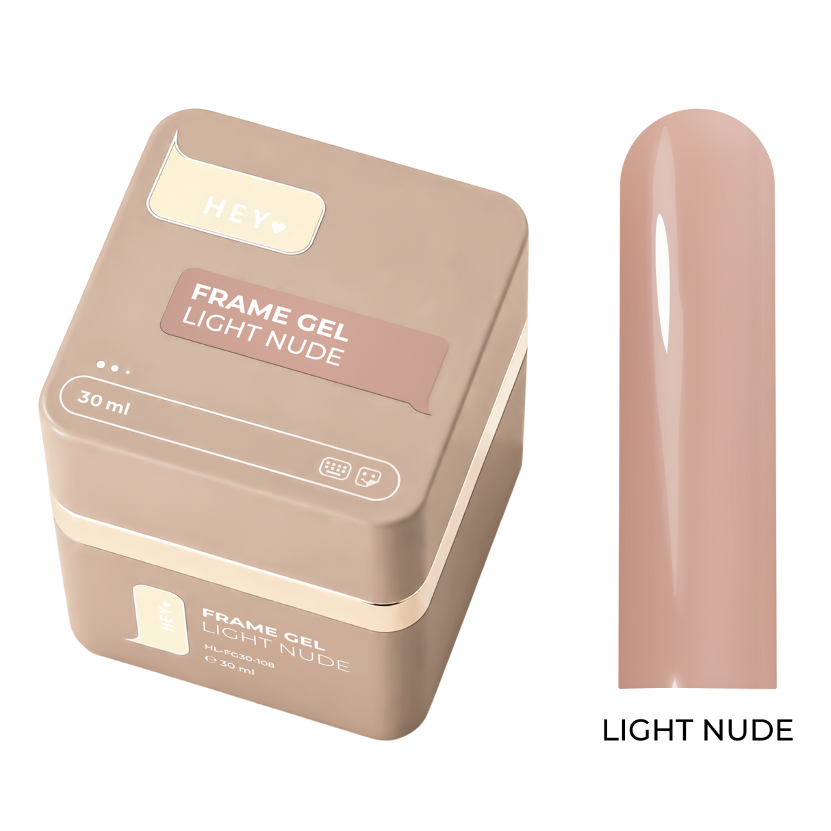 Heylove Frame Gel Light Nude, 30 ml