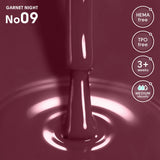 Shelly Gel Polish Garnet Night 09, 12 ml