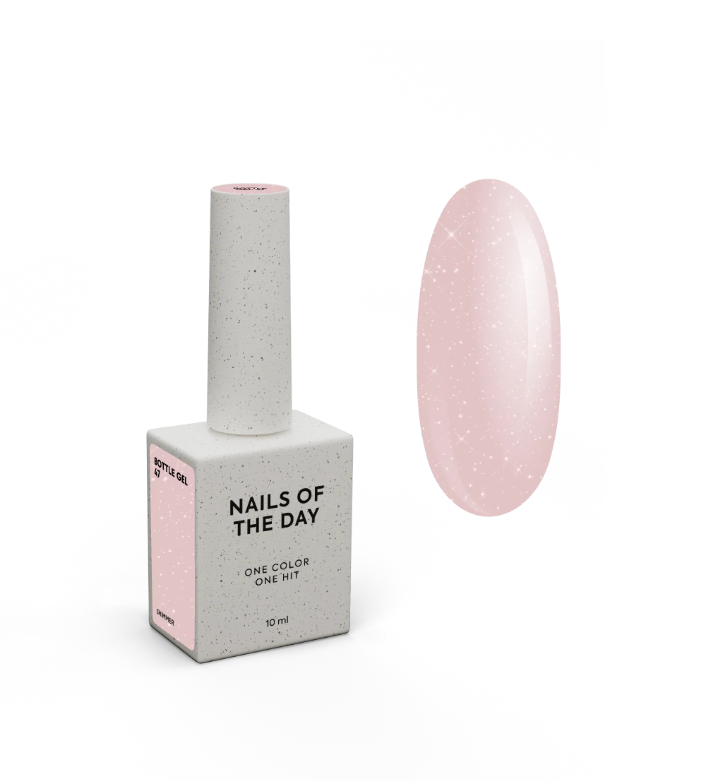 Nails Of The Day Bottle Gel 47 Shimmer, 10 ml