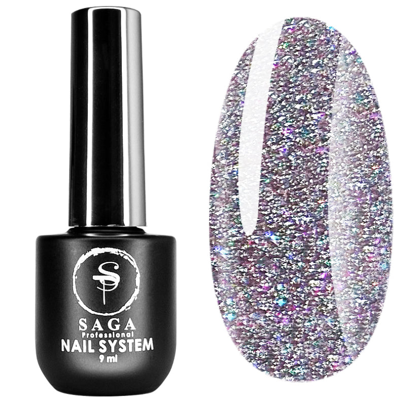 Saga Gel Polish Reflective Fiery Gel 41, 9 ml