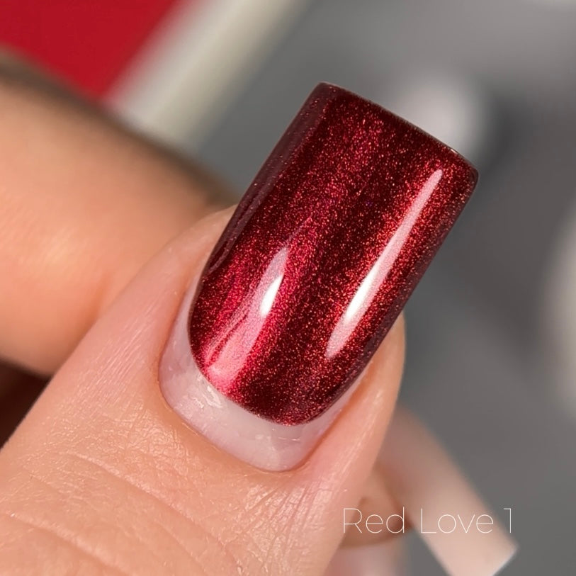 Saga Gel Polish Love Red 01, 10 ml
