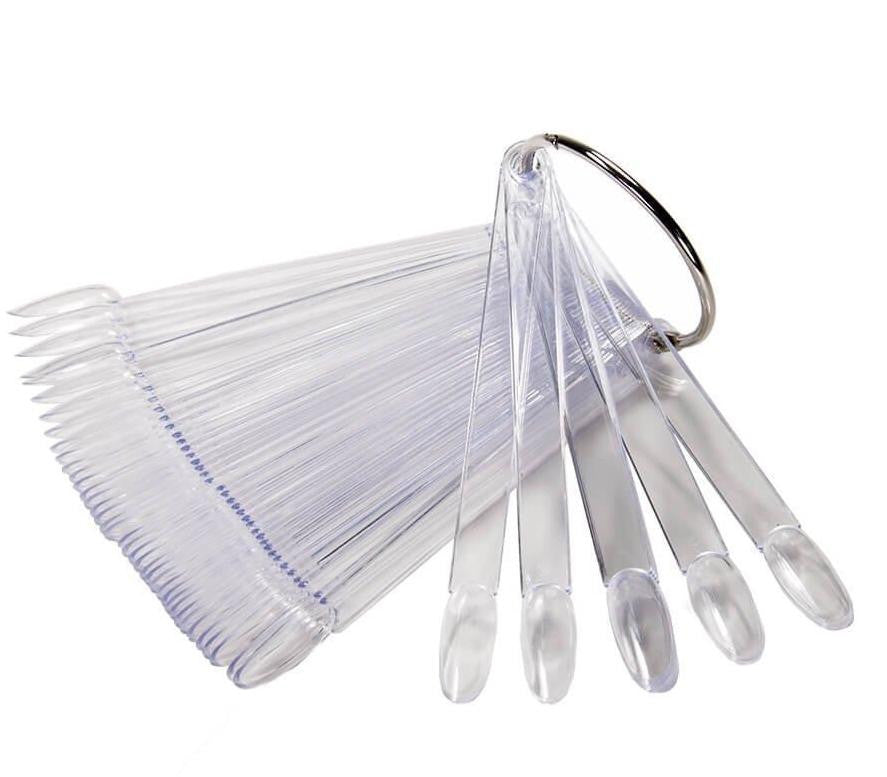 Nail Tips Clear, 50 pieces