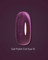 Dark Gel Polish Cat Eye 15, 6 ml