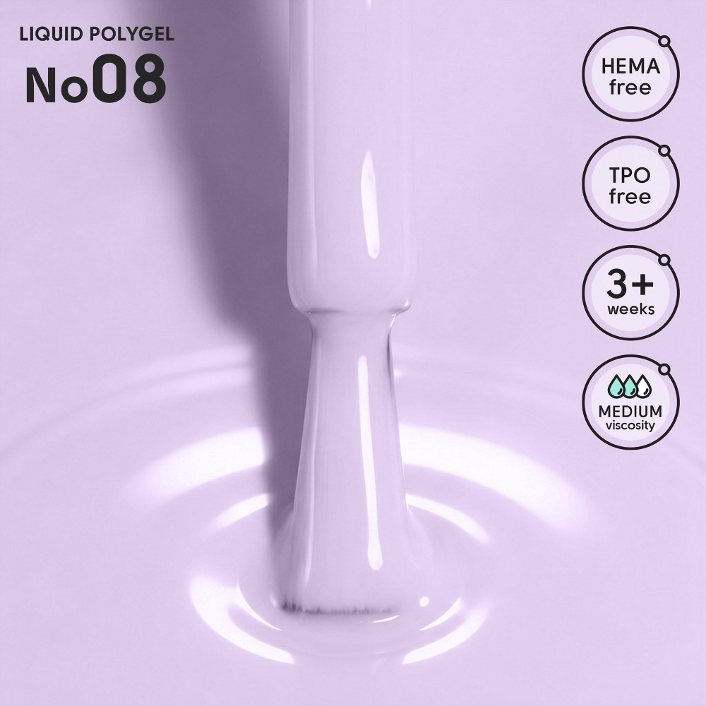 Shelly Liquid Polygel 08, 12 ml