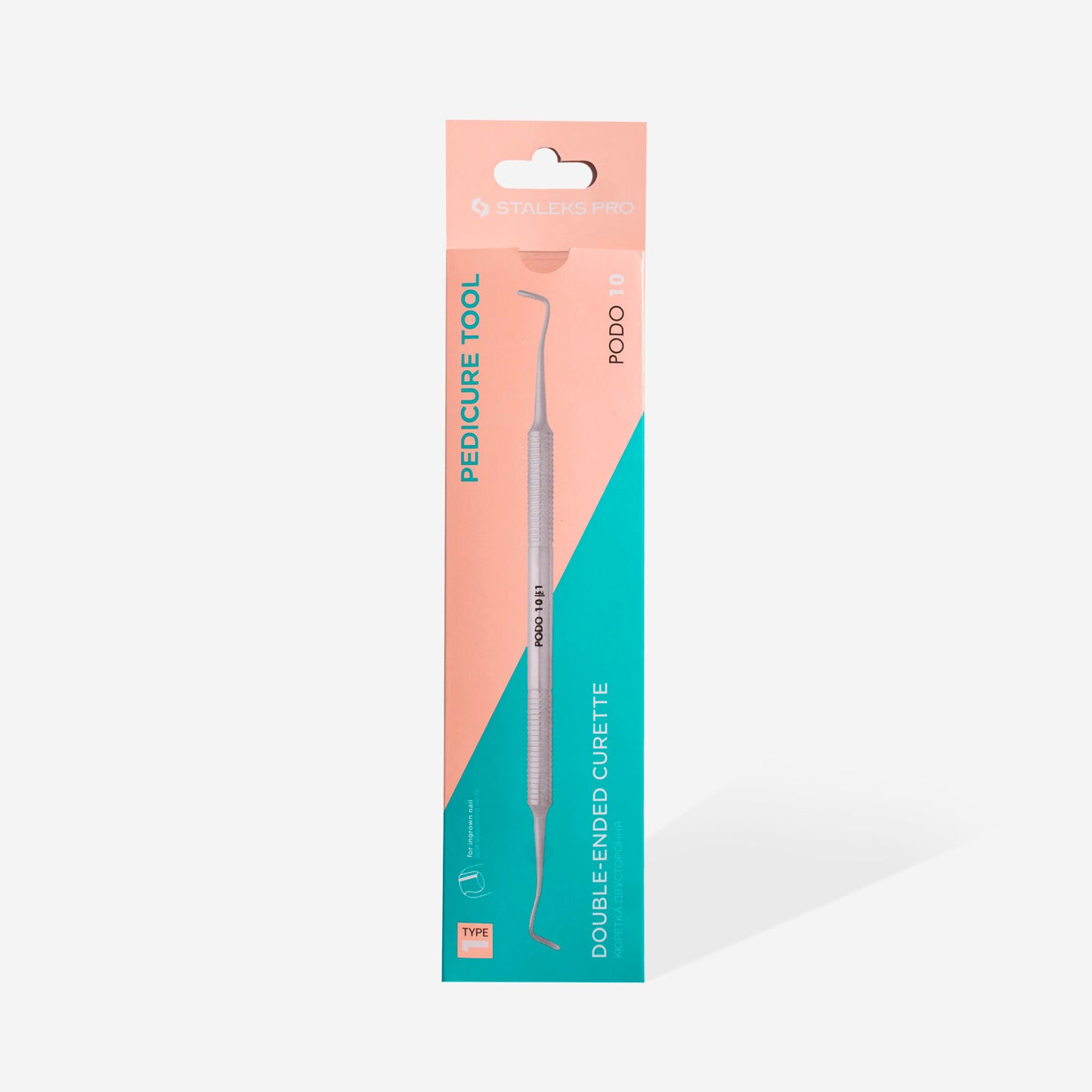 Staleks Podology Curette Podo 10 Type 1 (double-ended curette)