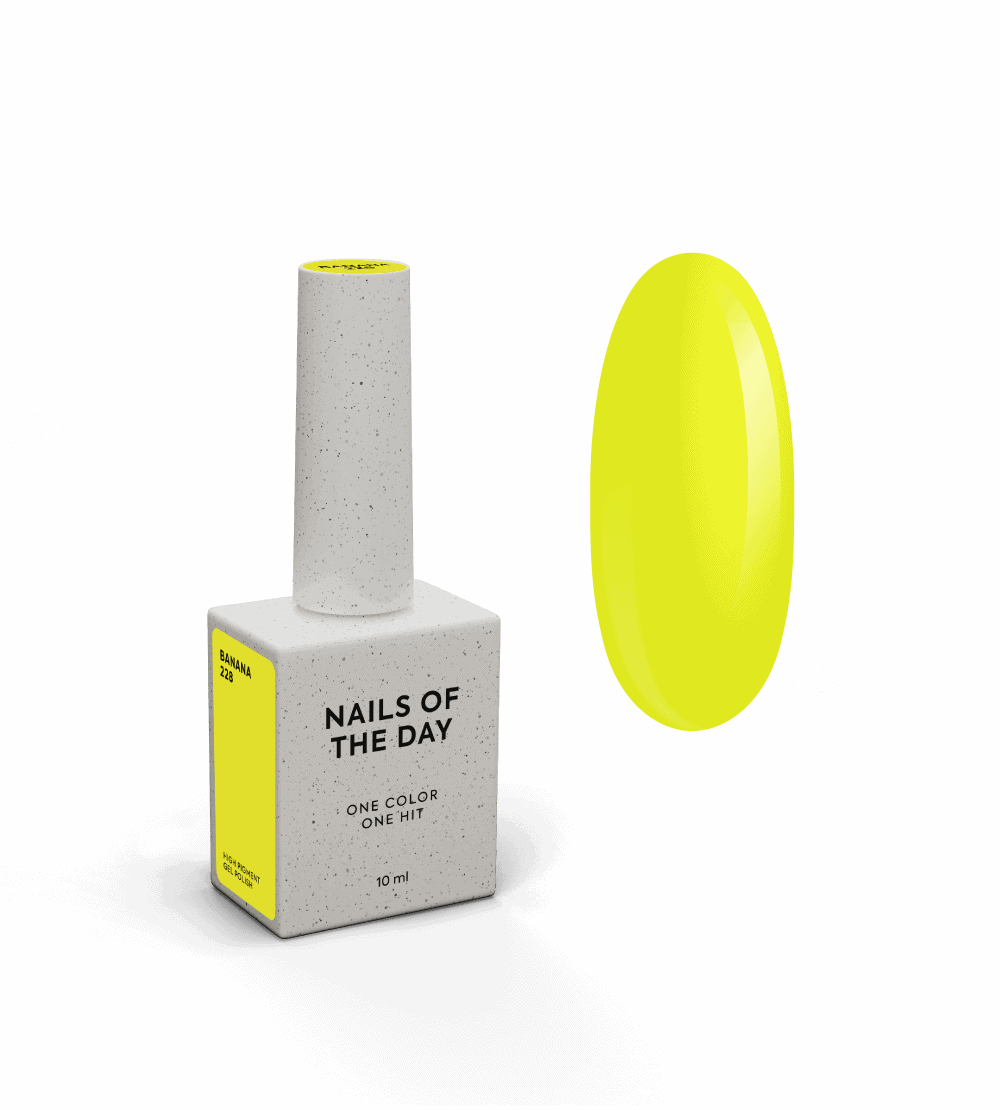 Nails Of The Day Gel Polish Banana-228, 10 ml