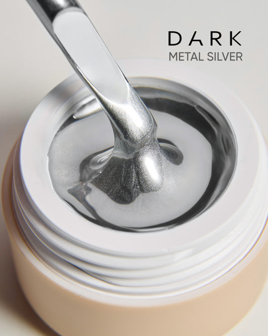 Dark Silver Metal Gel Paint, 4 ml