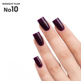 Shelly Gel Polish Midnight Plum 10, 12 ml