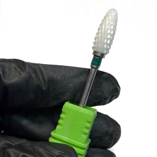 Ceramic Nail Drill Bit Green Corn