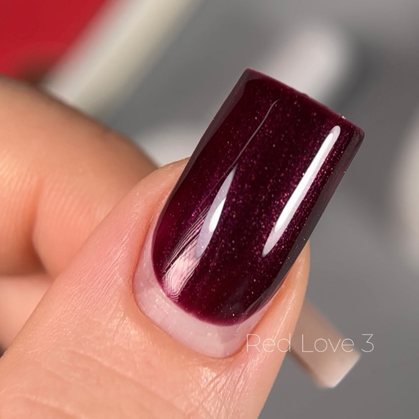 Saga Gel Polish Love Red 03, 10 ml