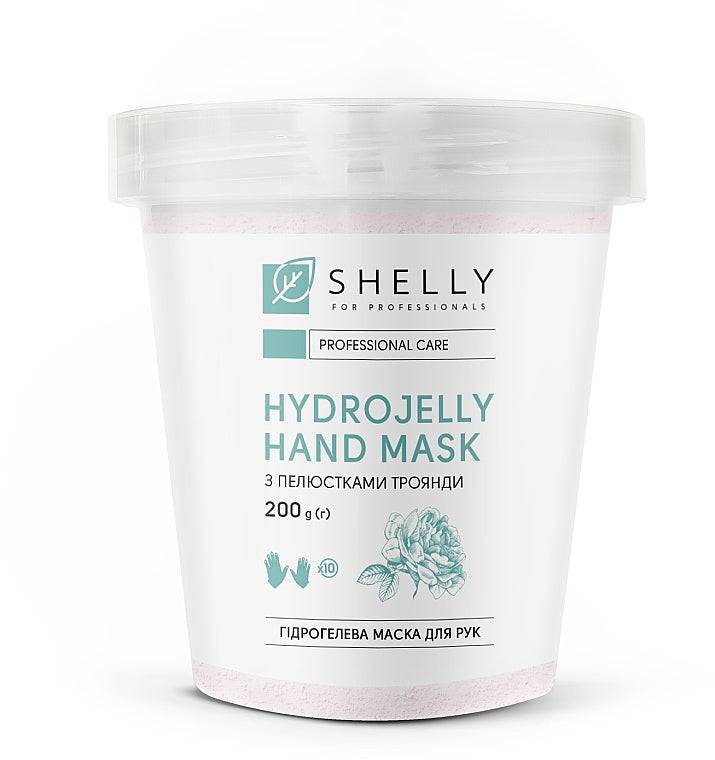 Shelly Hydrogel Hand Mask With Rose Petals, 200 g