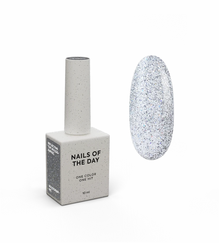 Nails Of The Day Reflective Top Holographic, 10 ml