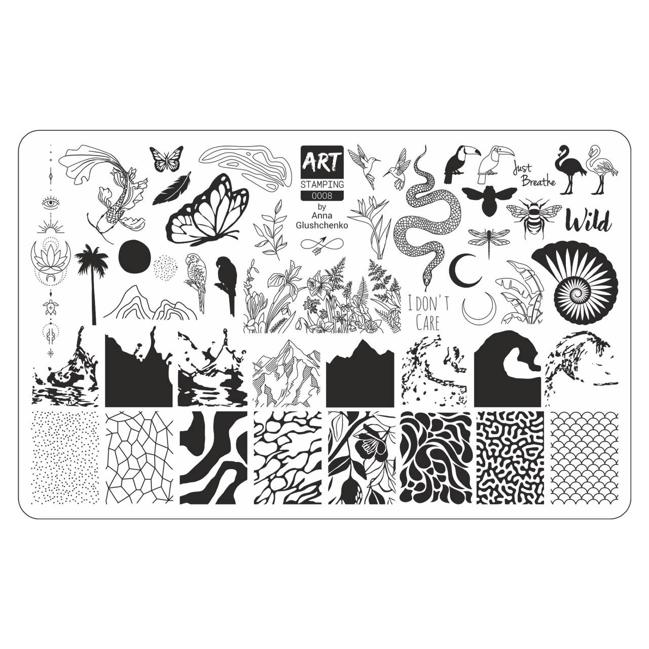 Art Stamping Plate 0008