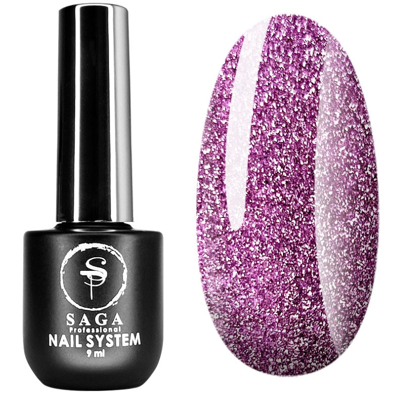 Saga Gel Polish Reflective Fiery Gel 10, 9 ml