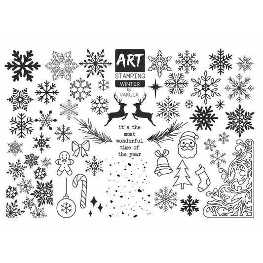 Art Stamping Mini Plate Winter by Vakula